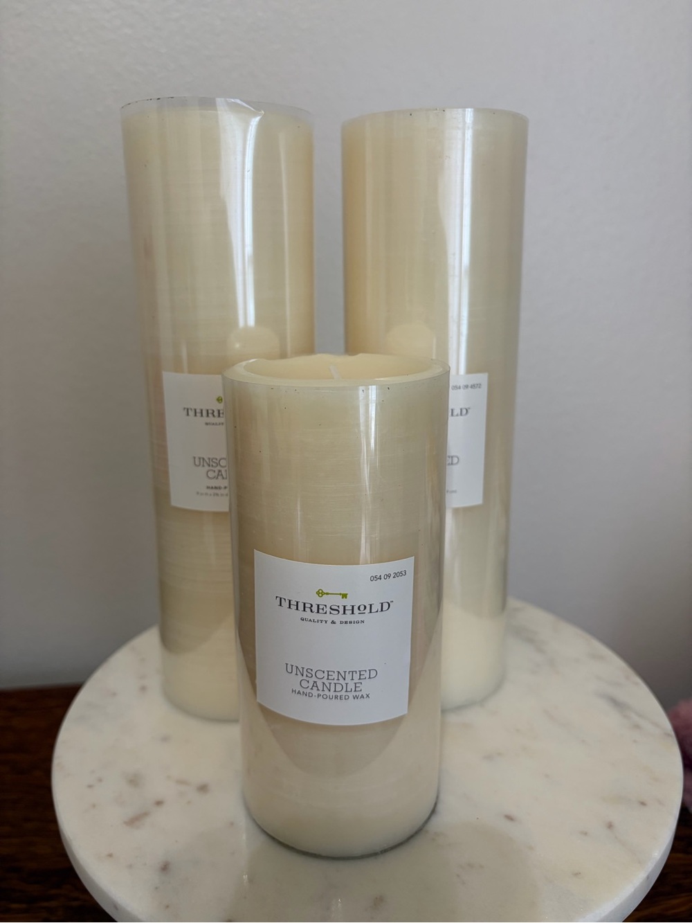 NWOT - Threshold Brand Candles (Set of 3)